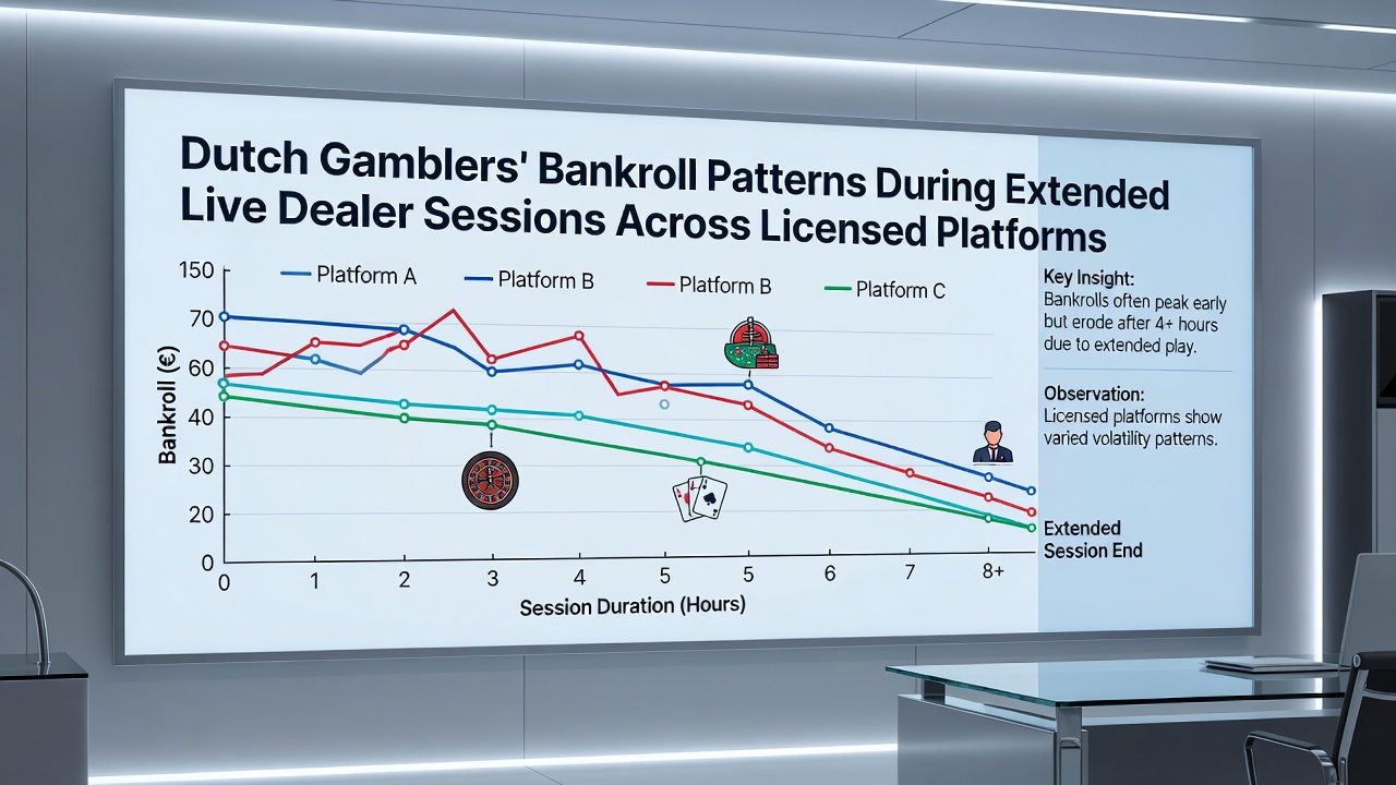Overzicht van bankrollpatronen tijdens live dealer sessies op Nederlandse platforms
