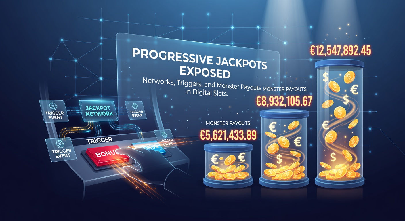 Een dynamische weergave van een oplopende progressieve jackpotmeter op een online slot, met felgekleurde graphics en een teller die richting miljoenen klimt